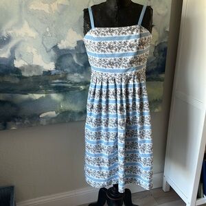 Jessica Howard Light 100% Cotton Sun Dress So pretty 12 p